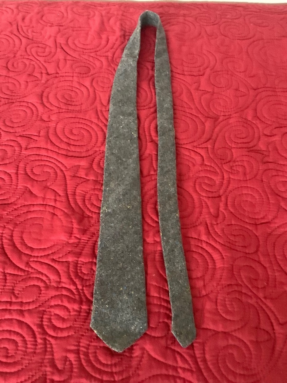 Vintage KEVIN & HOWLIN Wool Necktie  Woven in Ireland